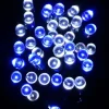 Christmas Warehouse 300 Blue & Cool White Led Concave Bulb Christmas Fairy String Lights - 15M> Led Fairy Lights