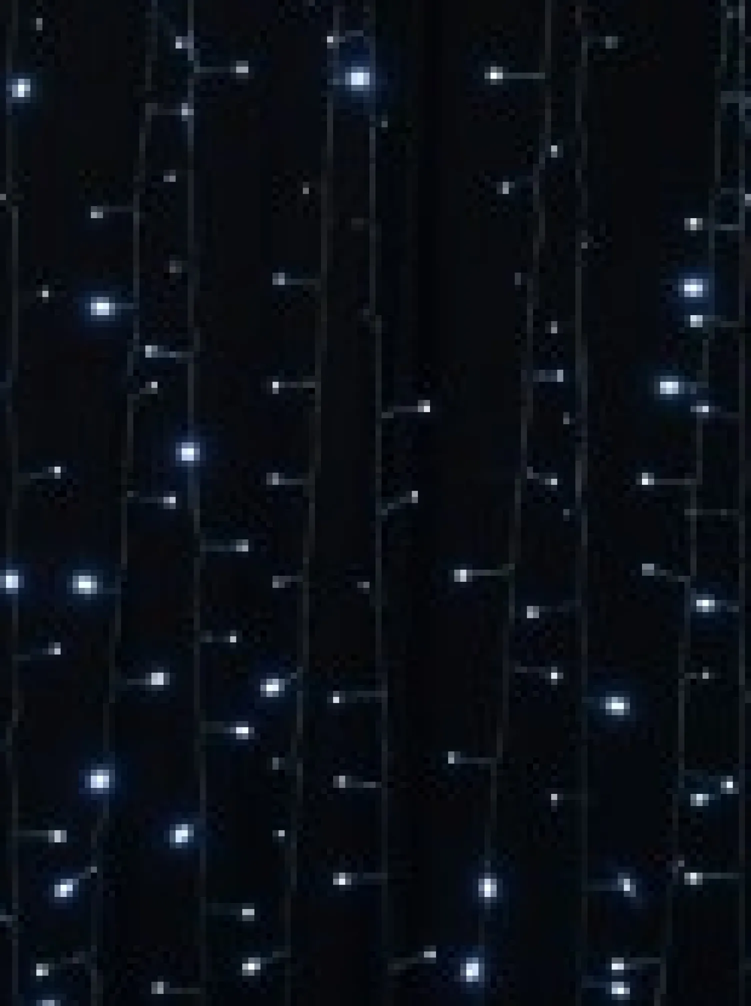 Christmas Warehouse 1000 Cool White Concave Bulb Led Christmas Fairy String Lights - 50M> Led Fairy Lights