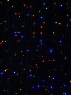 Christmas Warehouse 500 Multi Colour Concave Bulb Led String Fairy Solar Lights - 50M> Led Fairy Lights