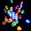 Christmas Warehouse 1000 Multi Colour Concave Bulb Led String Fairy Solar Lights - 100M> Led Fairy Lights