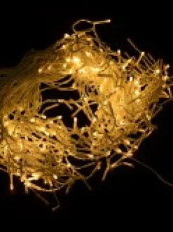 Christmas Warehouse 420 Warm White Concave Bulb Led Christmas Icicle String Light - 10M><noscript><img width=