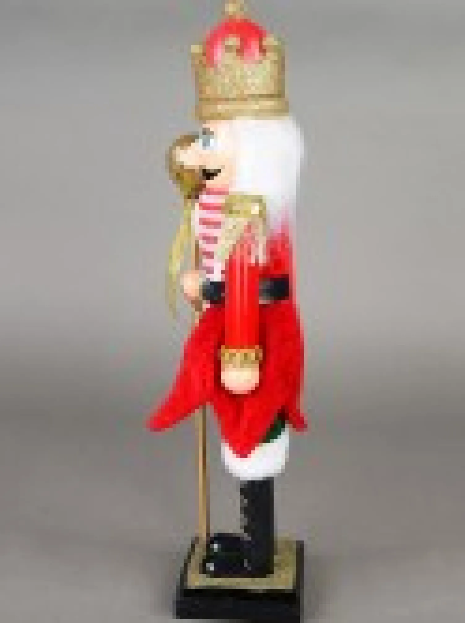 Christmas Warehouse Classic Christmas Nutcracker With Ball Staff Decorative Ornament - 38Cm> Nutcrackers & Tin Soldiers