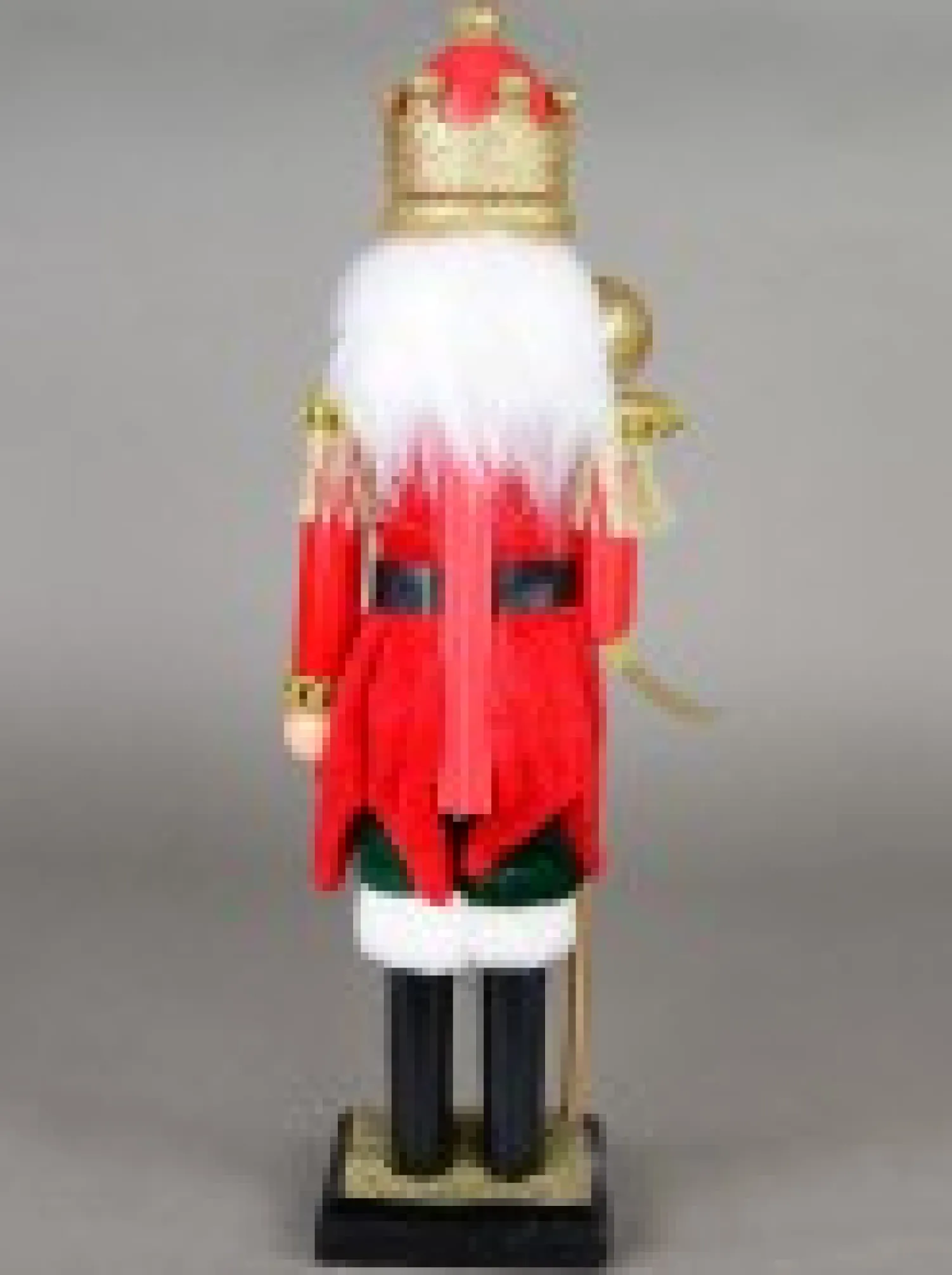 Christmas Warehouse Classic Christmas Nutcracker With Ball Staff Decorative Ornament - 38Cm> Nutcrackers & Tin Soldiers
