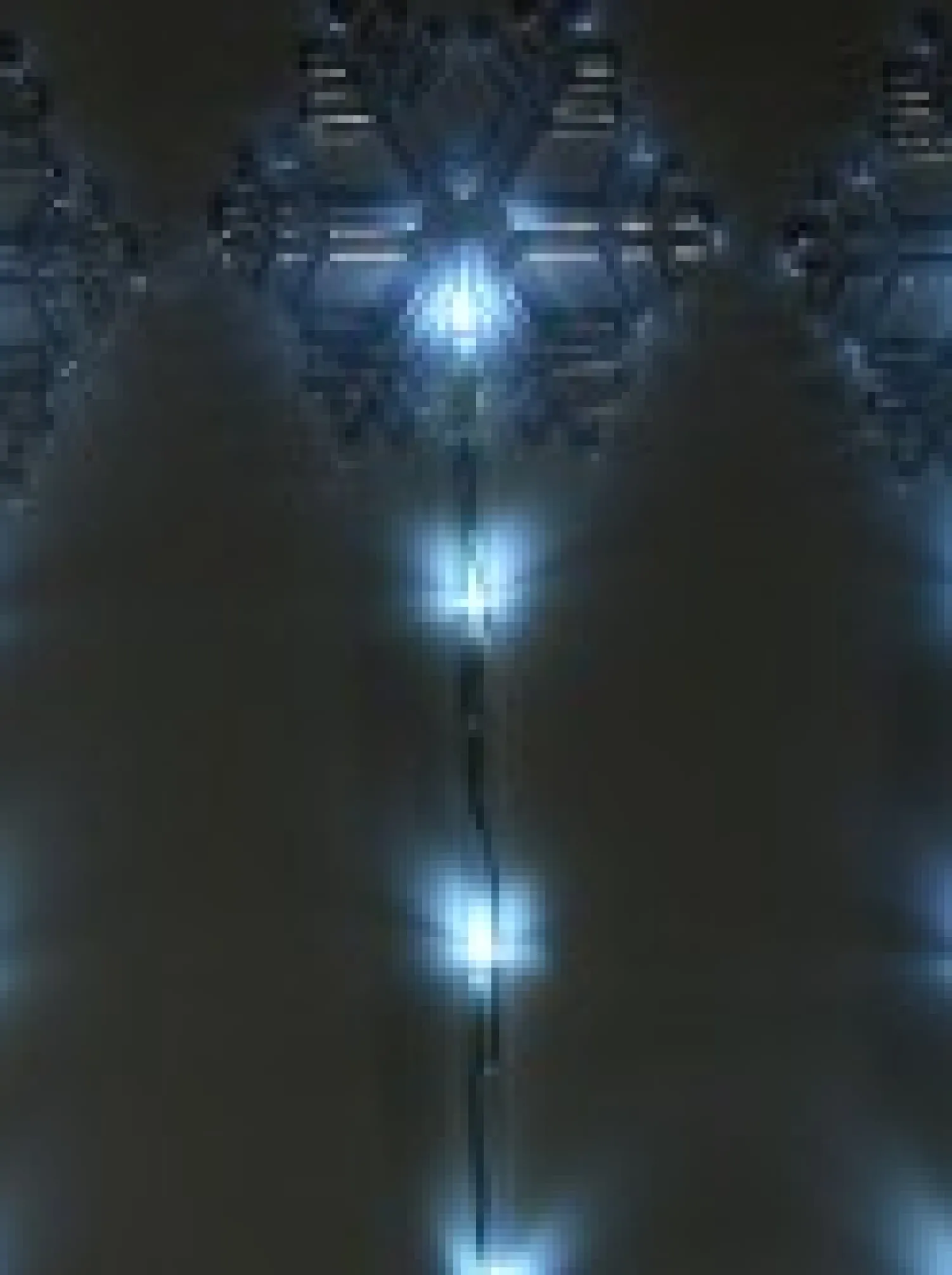 Christmas Warehouse Cool White Led Snowflake On A Pole Garden Christmas Path Lights - 4 X 49Cm> Path Lights