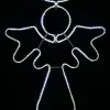 Christmas Warehouse Cool White Nativity Angel With Halo Smd Strip Light Silhouette - 83Cm> Christmas Light Displays