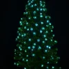 Christmas Warehouse Enchanting Dynamic & Static Colour Led Christmas Tree With 183 Tips - 1.5M> Fibre Optic Christmas Trees