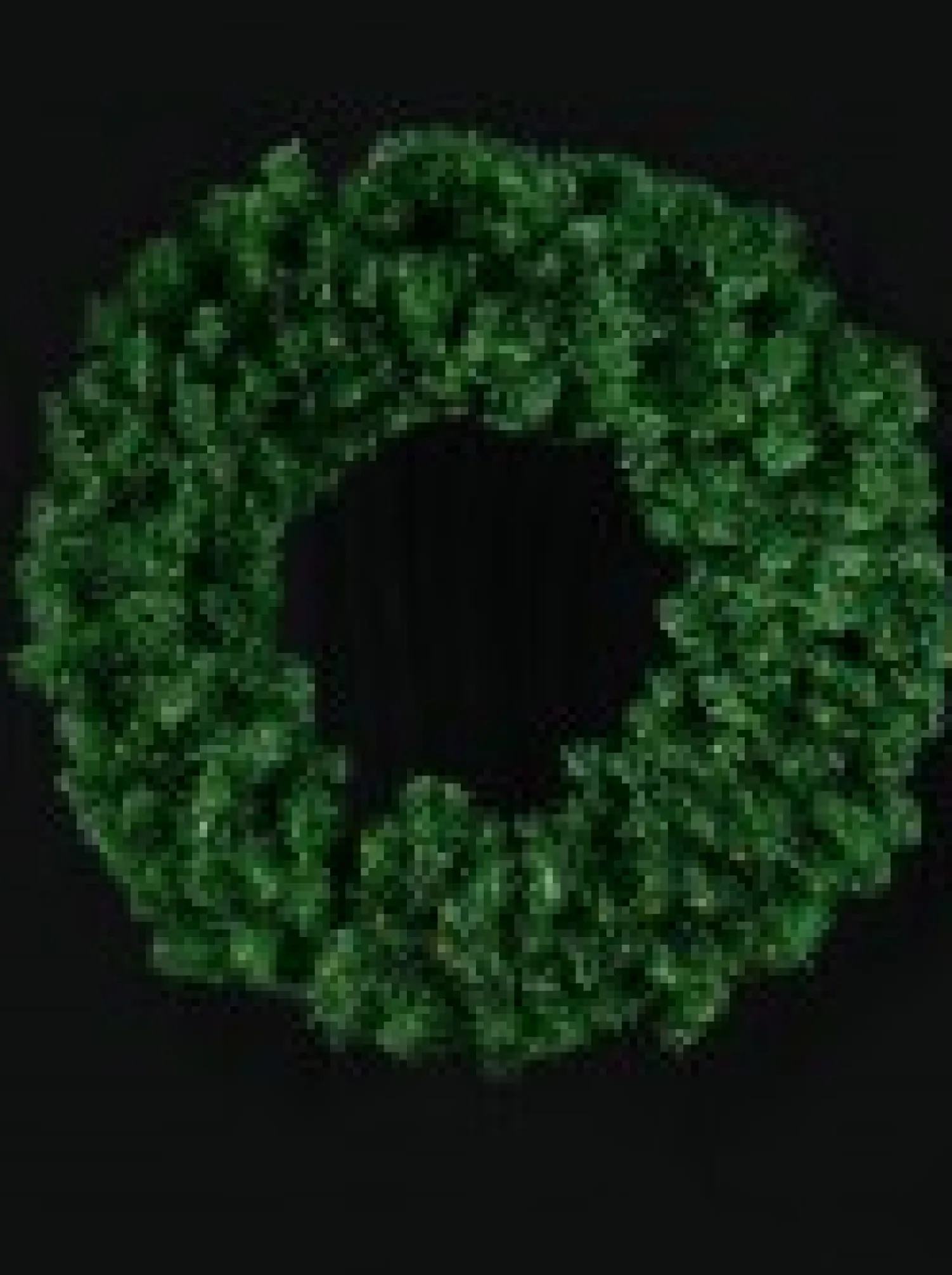 Christmas Warehouse Giant Balsam Pine Needle Pre-Lit Christmas Wreath With 420 Tips - 1.2M> Christmas Wreaths