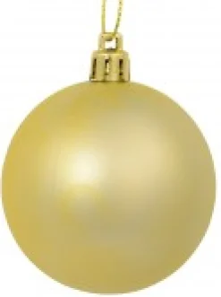 Christmas Warehouse Gold, Champagne & Rose Gold Metallic & Matte Christmas Baubles - 12 X 60Mm><noscript><img width=