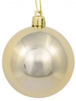 Christmas Warehouse Gold, Champagne & Rose Gold Metallic & Matte Christmas Baubles - 12 X 60Mm><noscript><img width=
