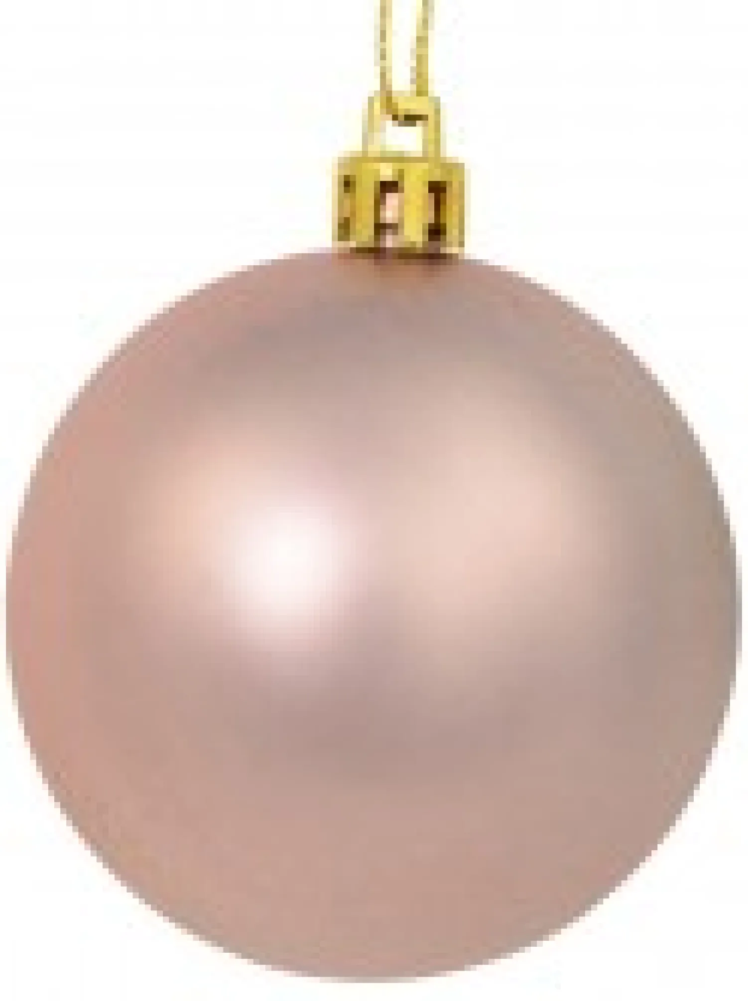 Christmas Warehouse Gold, Champagne & Rose Gold Metallic & Matte Christmas Baubles - 12 X 60Mm> Bauble Packs