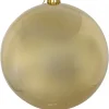 Christmas Warehouse Gold Metallic Large Display Bauble Christmas Decoration - 20Cm> Large Display Decorations