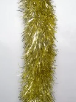 Christmas Warehouse Gold Metallic 8Ply Classic Christmas Tinsel Garland - 10Cm X 5M><noscript><img width=