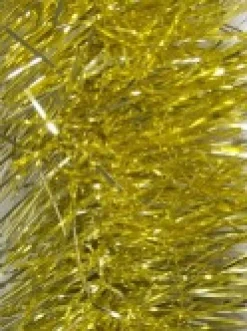 Christmas Warehouse Gold Metallic 8Ply Classic Christmas Tinsel Garland - 15Cm X 5M><noscript><img width=