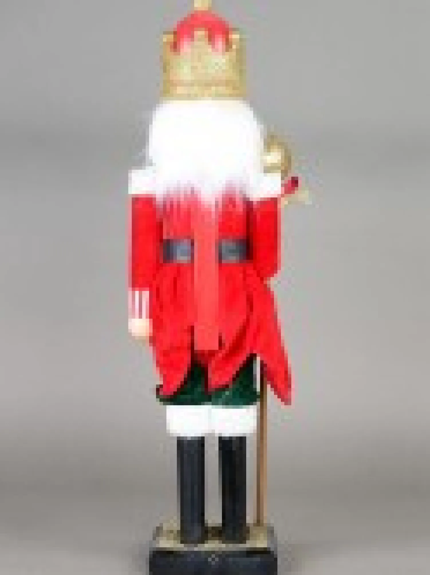 Christmas Warehouse Large Classic Christmas Nutcracker With Ball Staff Decorative Ornament - 59Cm> Nutcrackers & Tin Soldiers
