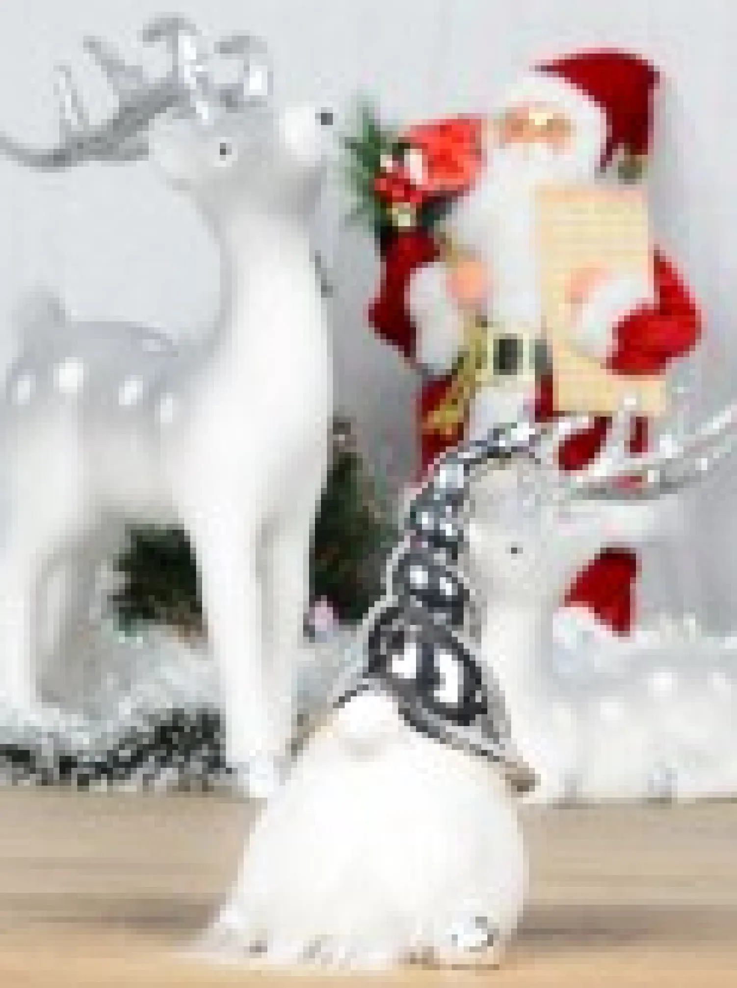 Christmas Warehouse Large Nisse Santa With Glorious Beard Ceramic Christmas Ornament - 21Cm> Ceramic Christmas Ornaments