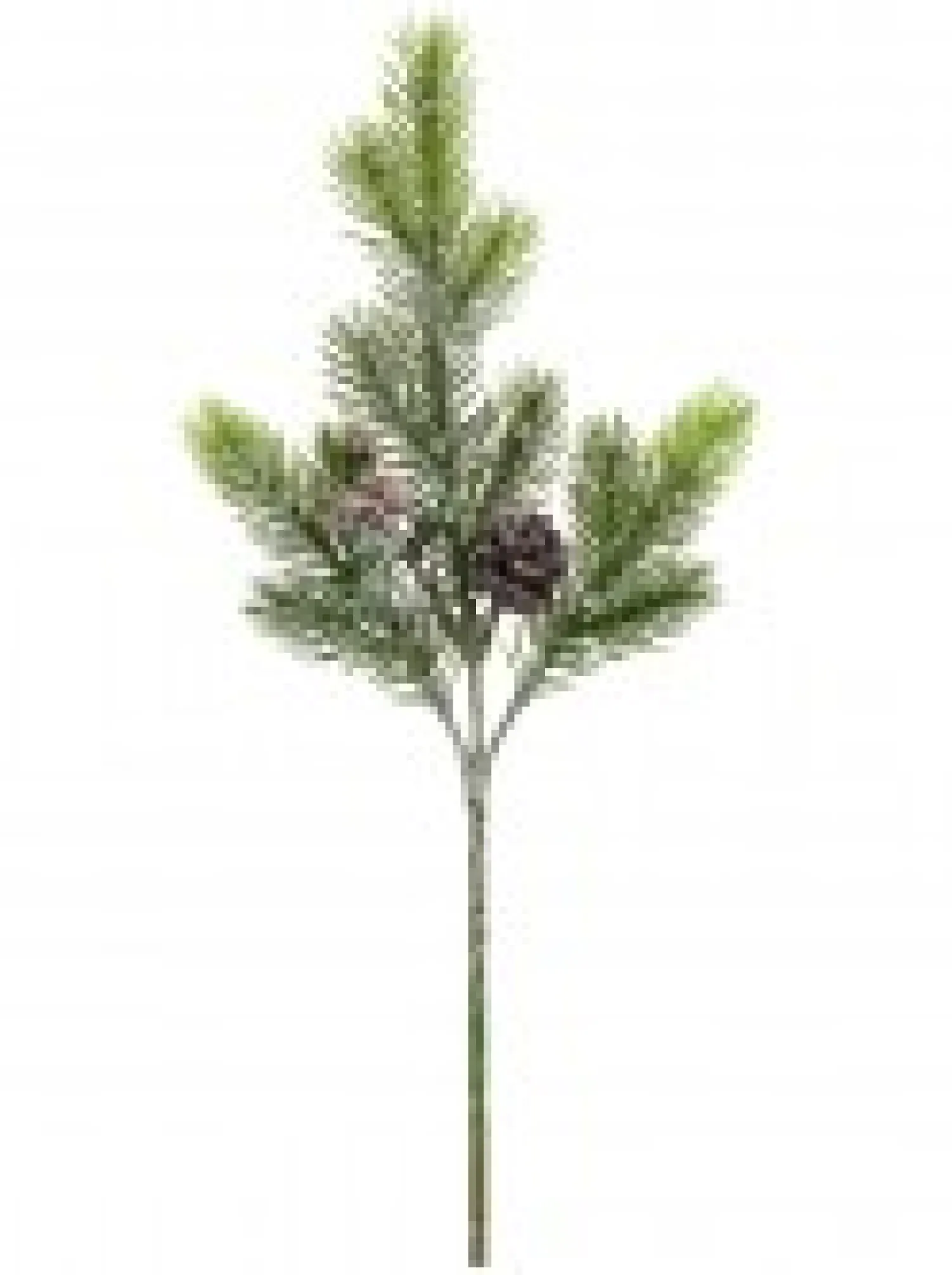 Christmas Warehouse Pine Cone & Berry Frosted Natural Look Pine Christmas Spray - 32Cm> Christmas Picks