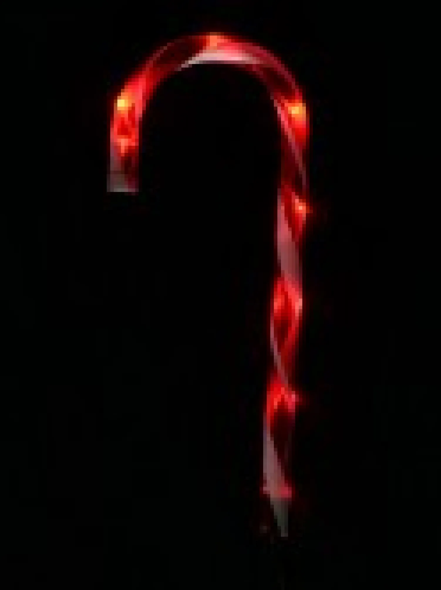 Christmas Warehouse Red & White Stripe Led Candy Cane Solar Powered Path Lights - 4 X 43Cm> Path Lights
