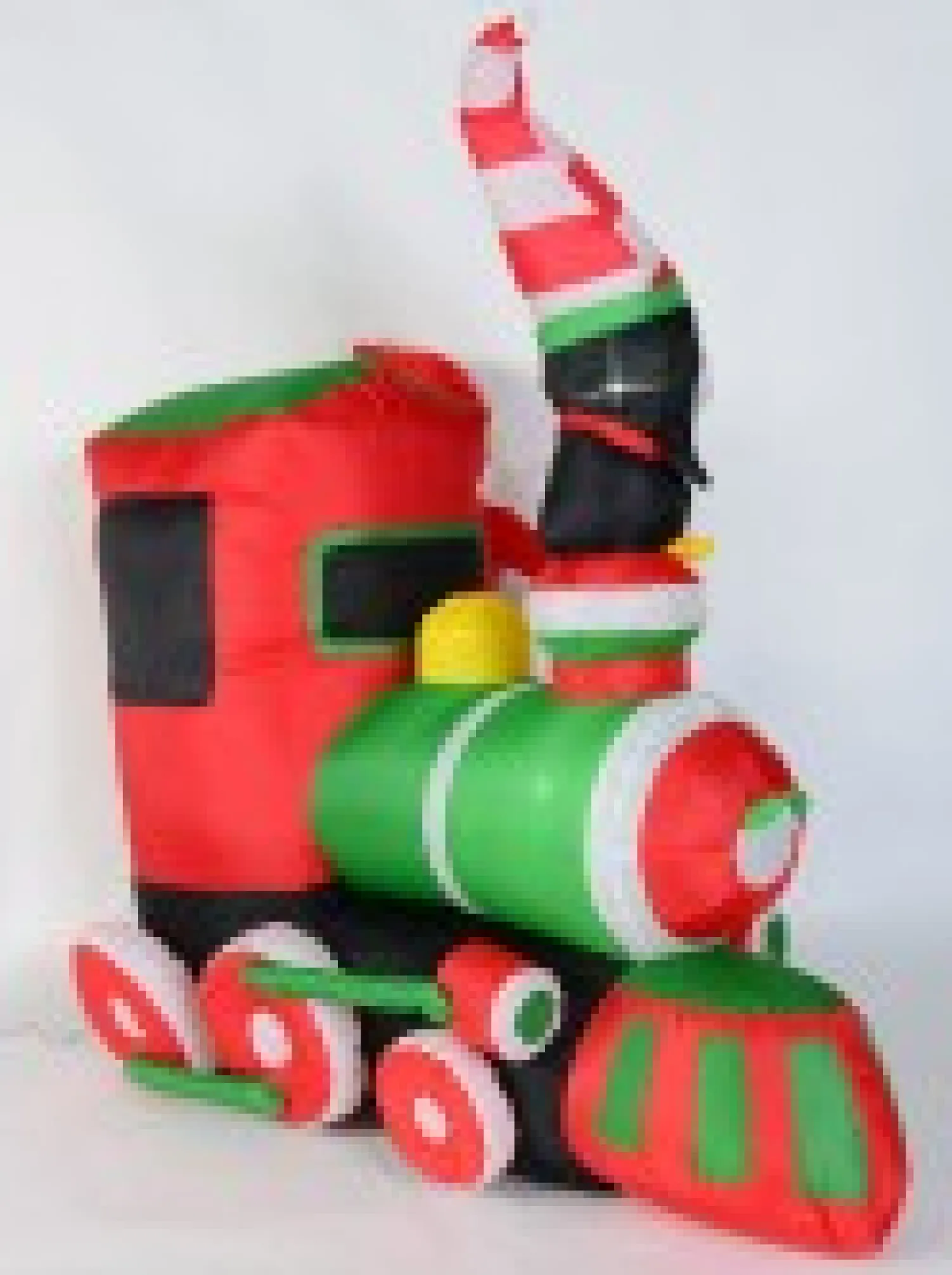Christmas Warehouse Santa Fun Railways Train Illuminated Christmas Inflatable Display - 1.8M> Inflatable Displays