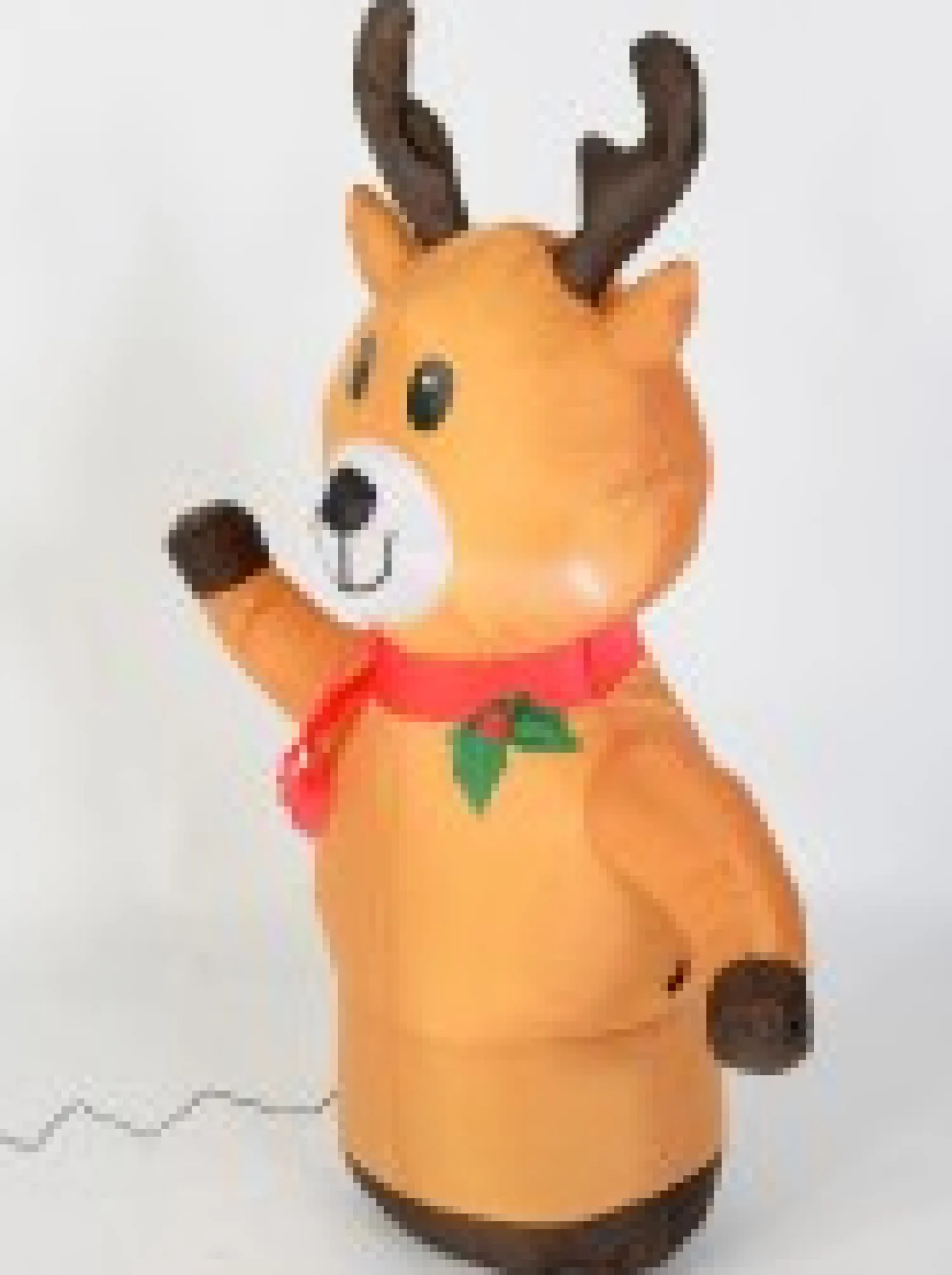 Christmas Warehouse Standing Happy Reindeer Illuminated Christmas Inflatable Display - 1.2M> Inflatable Displays